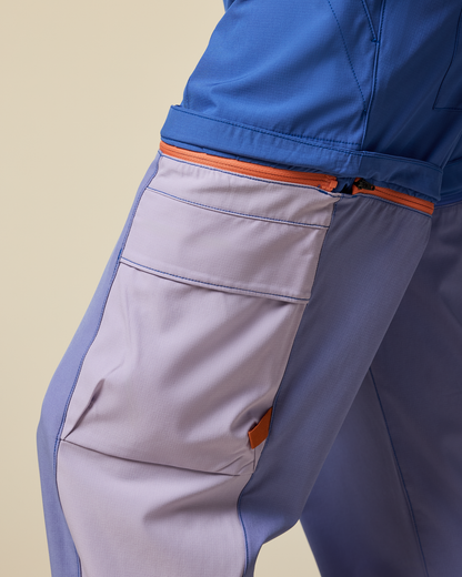Losdos Zip-Off Pant - Women's - Azure/Aster - US 4028