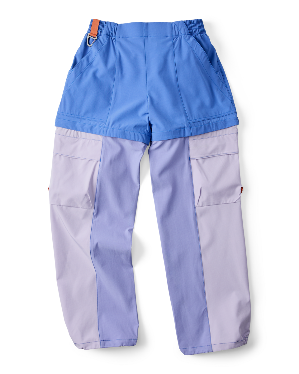 Losdos Zip-Off Pant - Women's - Azure/Aster - US 4028