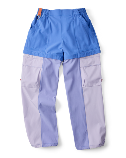 Losdos Zip-Off Pant - Women's - Azure/Aster - US 4028