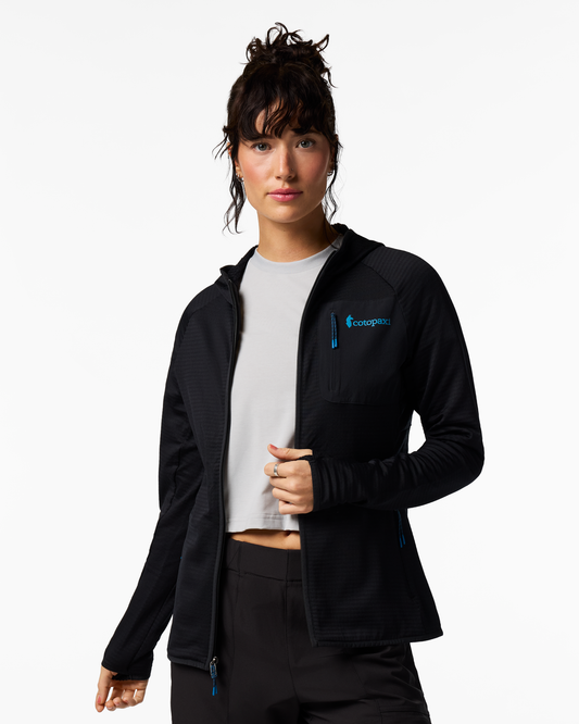 Otero Fleece Full-Zip Hooded Jacket - Women's - Cotopaxi Black - US 7347