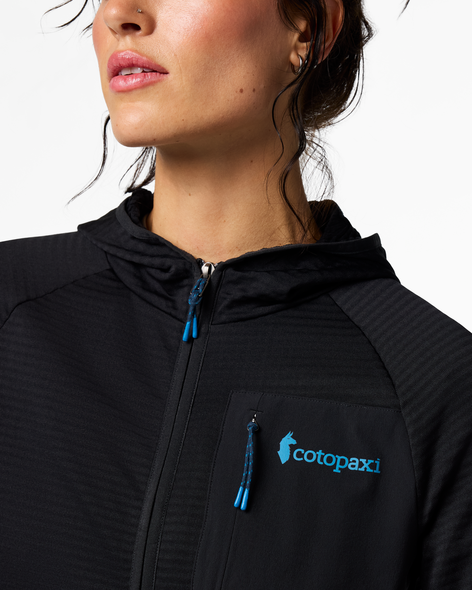 Otero Fleece Full-Zip Hooded Jacket - Women's - Cotopaxi Black - US 7347
