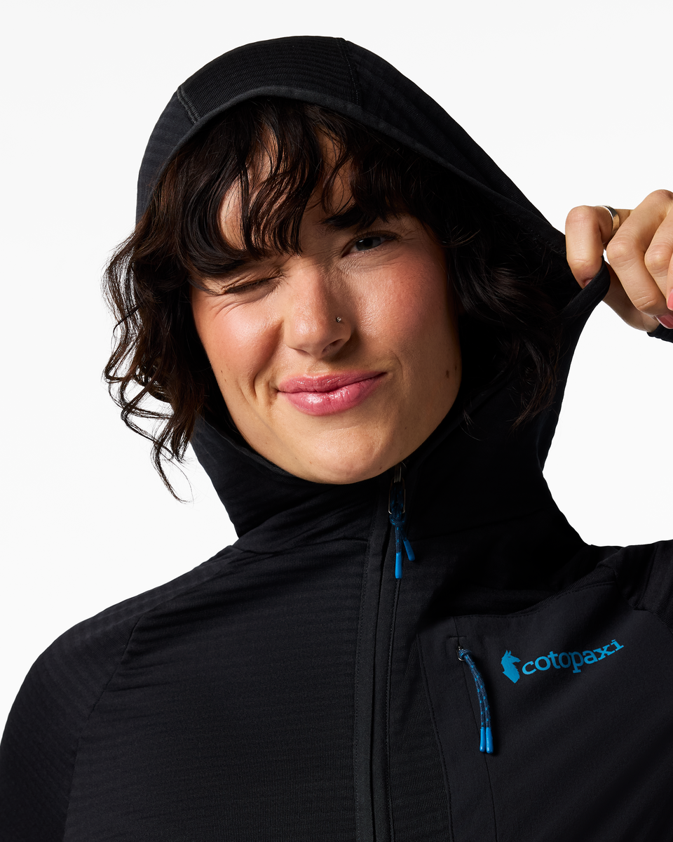 Otero Fleece Full-Zip Hooded Jacket - Women's - Cotopaxi Black - US 7347