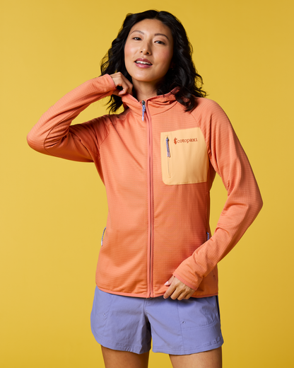 Otero Fleece Full-Zip Hooded Jacket - Women's - Grapefruit - US 3094