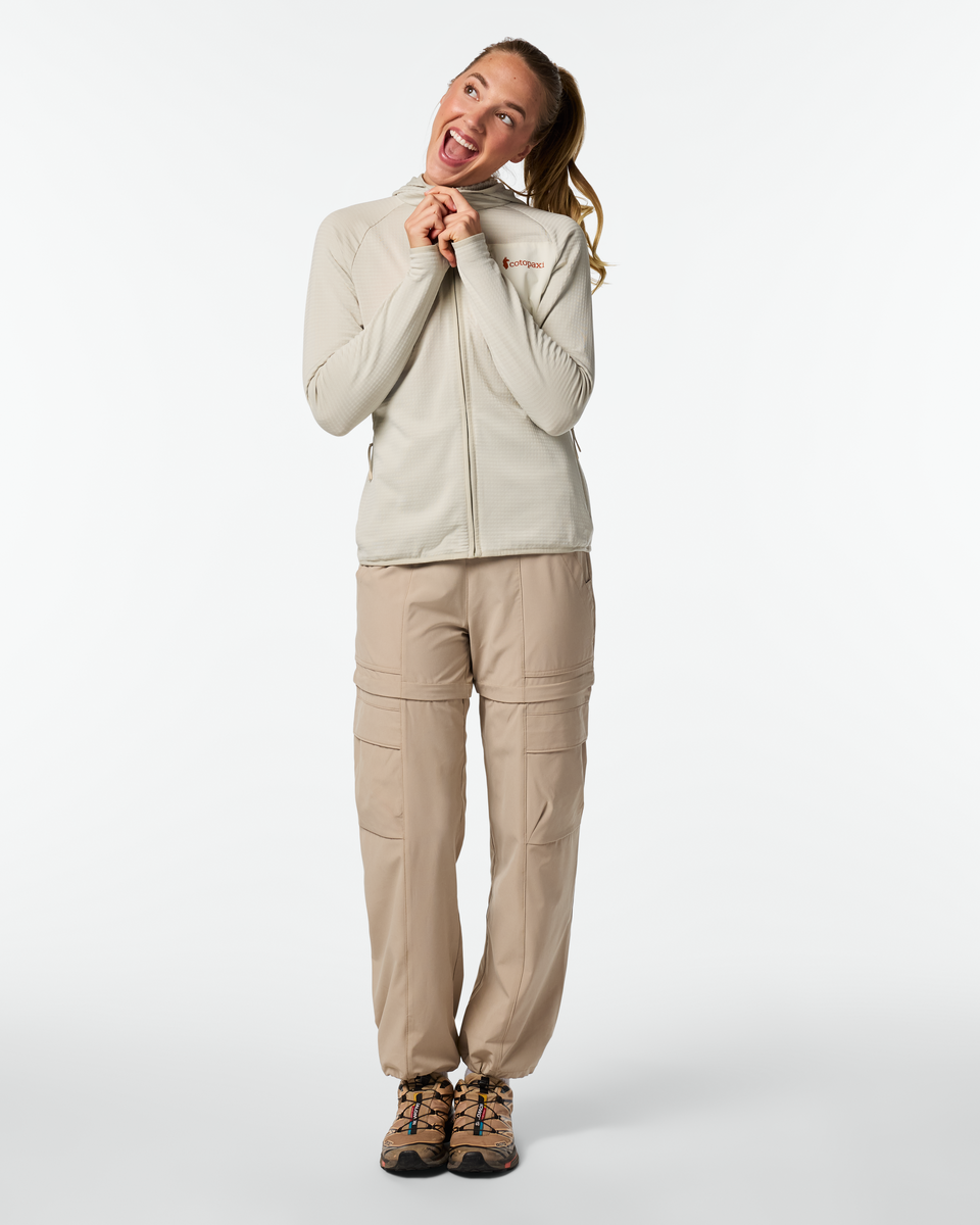 Otero Fleece Full-Zip Hooded Jacket - Women's - Mineral - US 5065