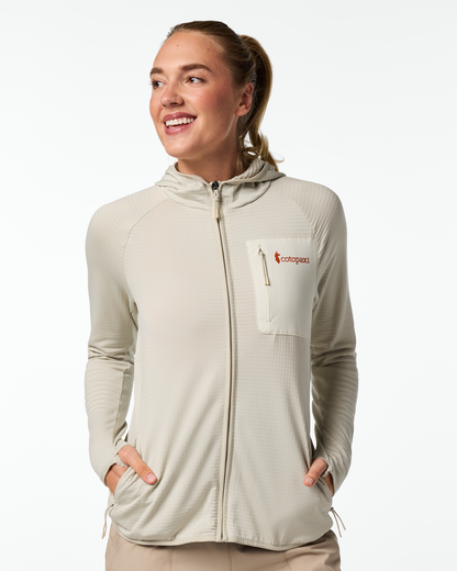 Otero Fleece Full-Zip Hooded Jacket - Women's - Mineral - US 5065