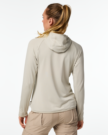 Otero Fleece Full-Zip Hooded Jacket - Women's - Mineral - US 5065