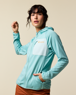 Otero Fleece Full-Zip Hooded Jacket - Women's - Tide Pool - US 4927