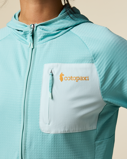Otero Fleece Full-Zip Hooded Jacket - Women's - Tide Pool - US 4927