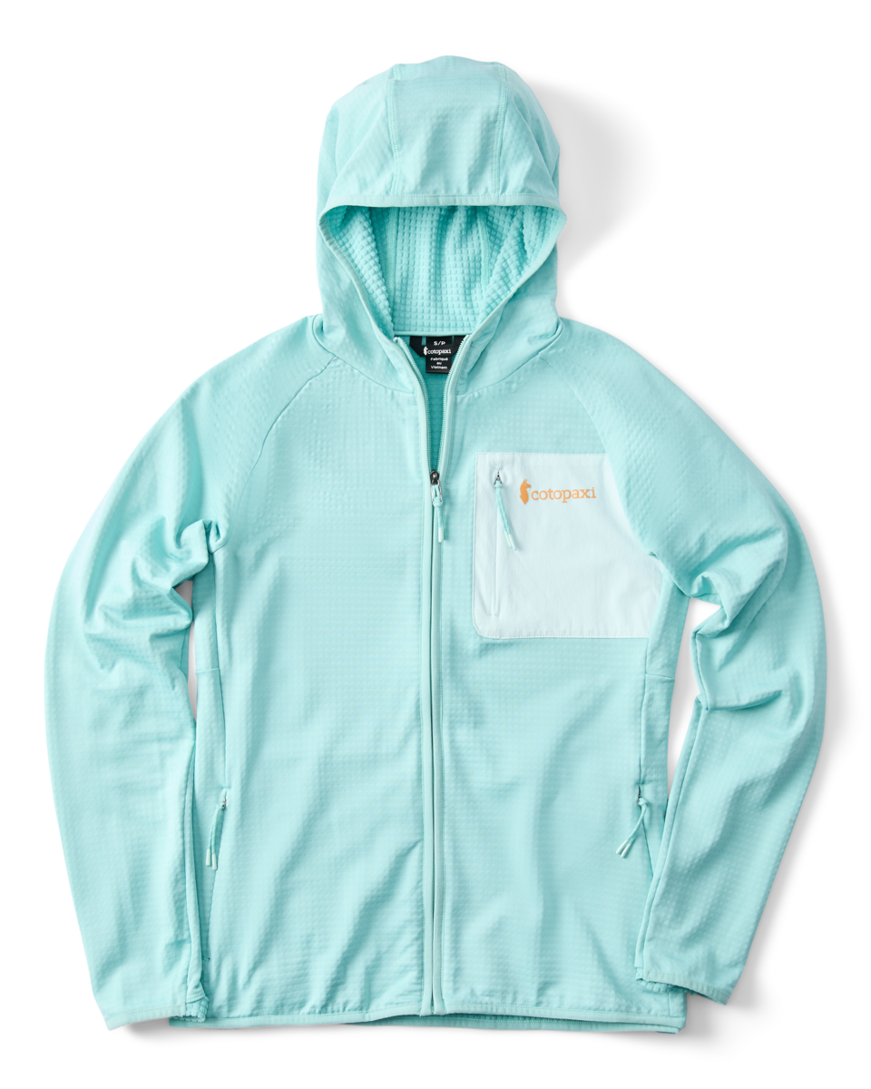 Otero Fleece Full-Zip Hooded Jacket - Women's - Tide Pool - US 4927