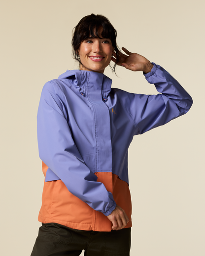 Rayu Rain Jacket - Women's - Aster/Grapefruit - US 8940