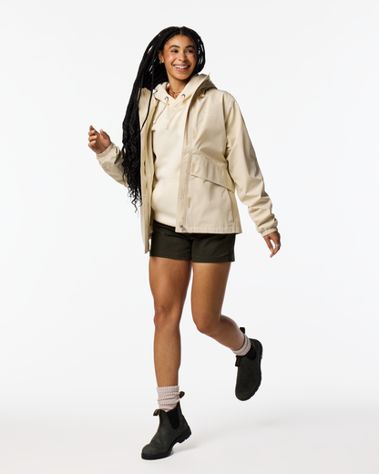 Rayu Rain Jacket - Women's - Cream - US 6613