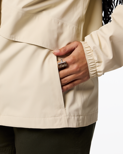 Rayu Rain Jacket - Women's - Cream - US 6613
