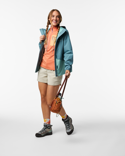 Rayu Rain Jacket - Women's - Everglade/Tide Pool - US 5794