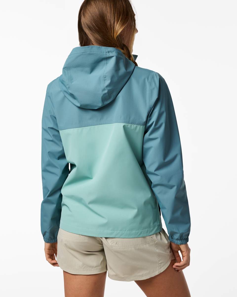 Rayu Rain Jacket - Women's - Everglade/Tide Pool - US 5794
