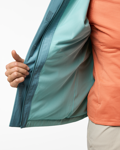 Rayu Rain Jacket - Women's - Everglade/Tide Pool - US 5794