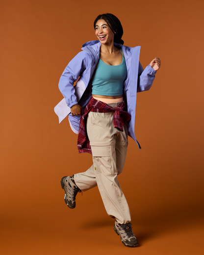 Rayu Rain Parka - Women's - Aster/Moonbeam - US 6271