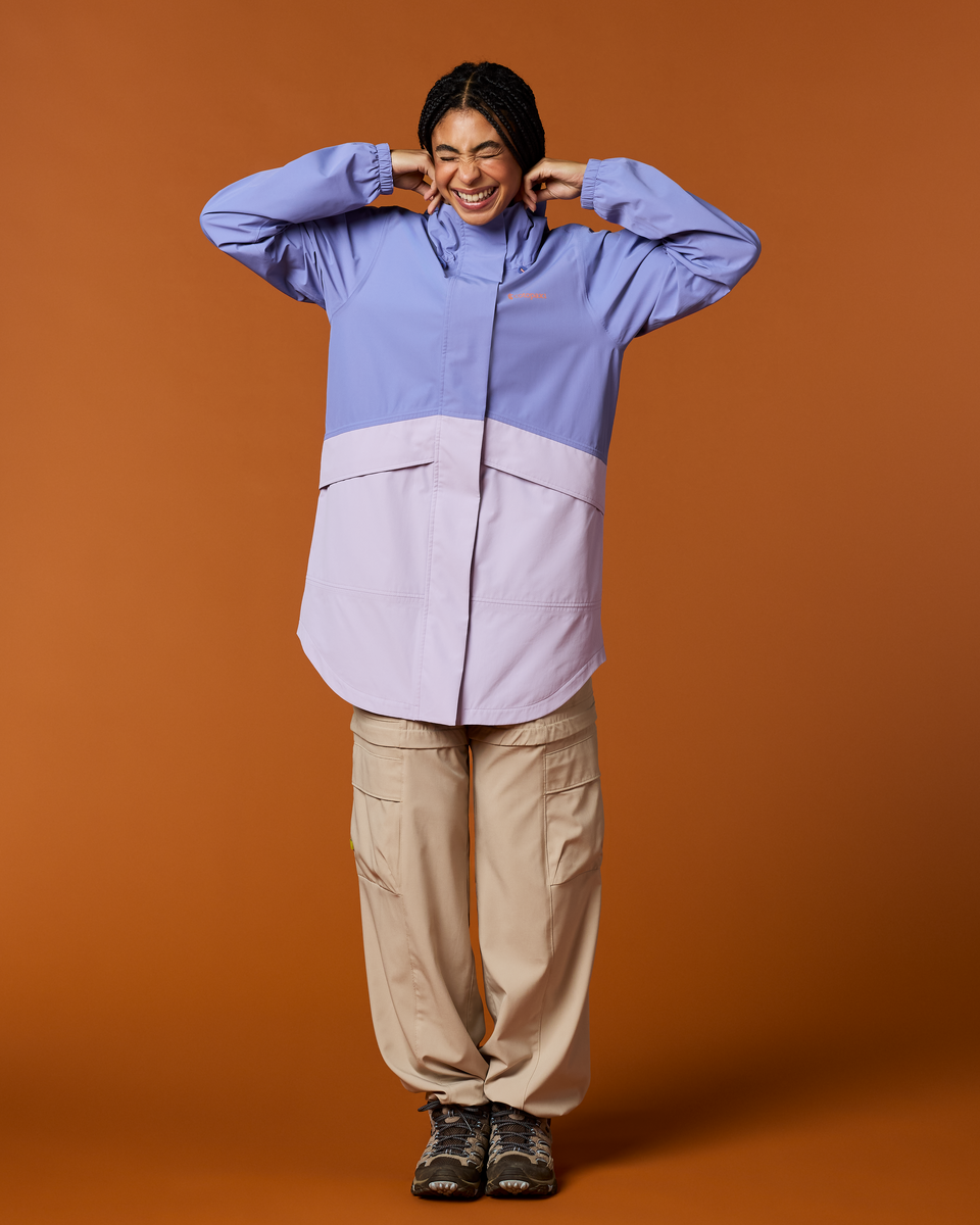 Rayu Rain Parka - Women's - Aster/Moonbeam - US 6271