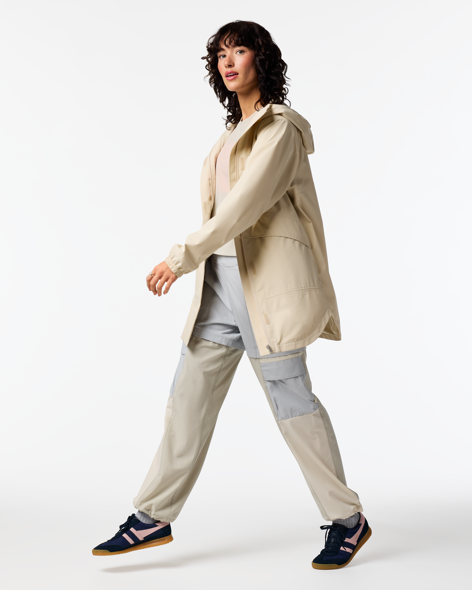 Rayu Rain Parka - Women's - Cream - US 7527