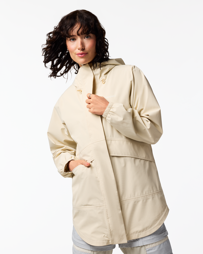 Rayu Rain Parka - Women's - Cream - US 7527