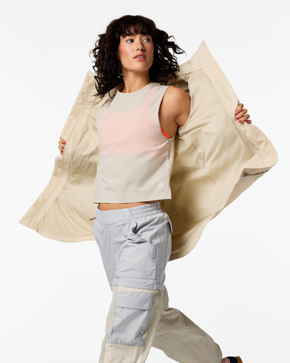 Rayu Rain Parka - Women's - Cream - US 7527