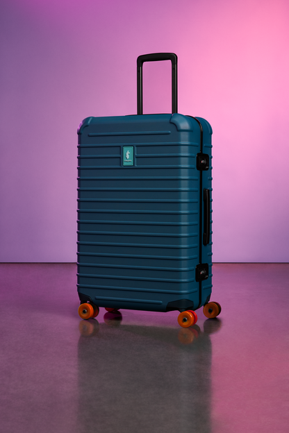 Coraza Suitcase - Medium Checked - Blue Spruce - US 6795