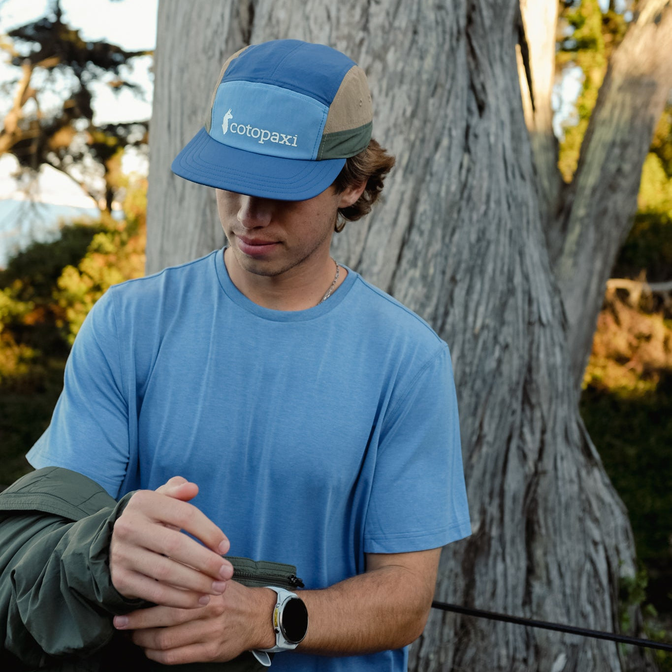 Cotopaxi Tech 5-Panel Hat - Black/Cinder - US 6644