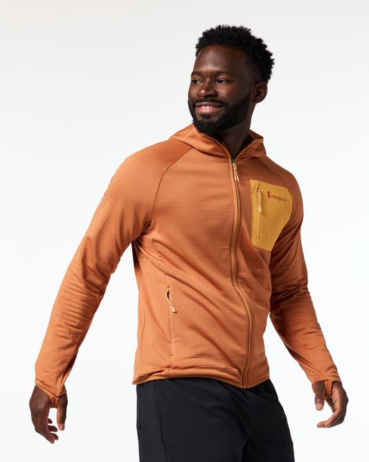 Otero Fleece Full-Zip Hooded Jacket - Men's - Whiskey - US 2443