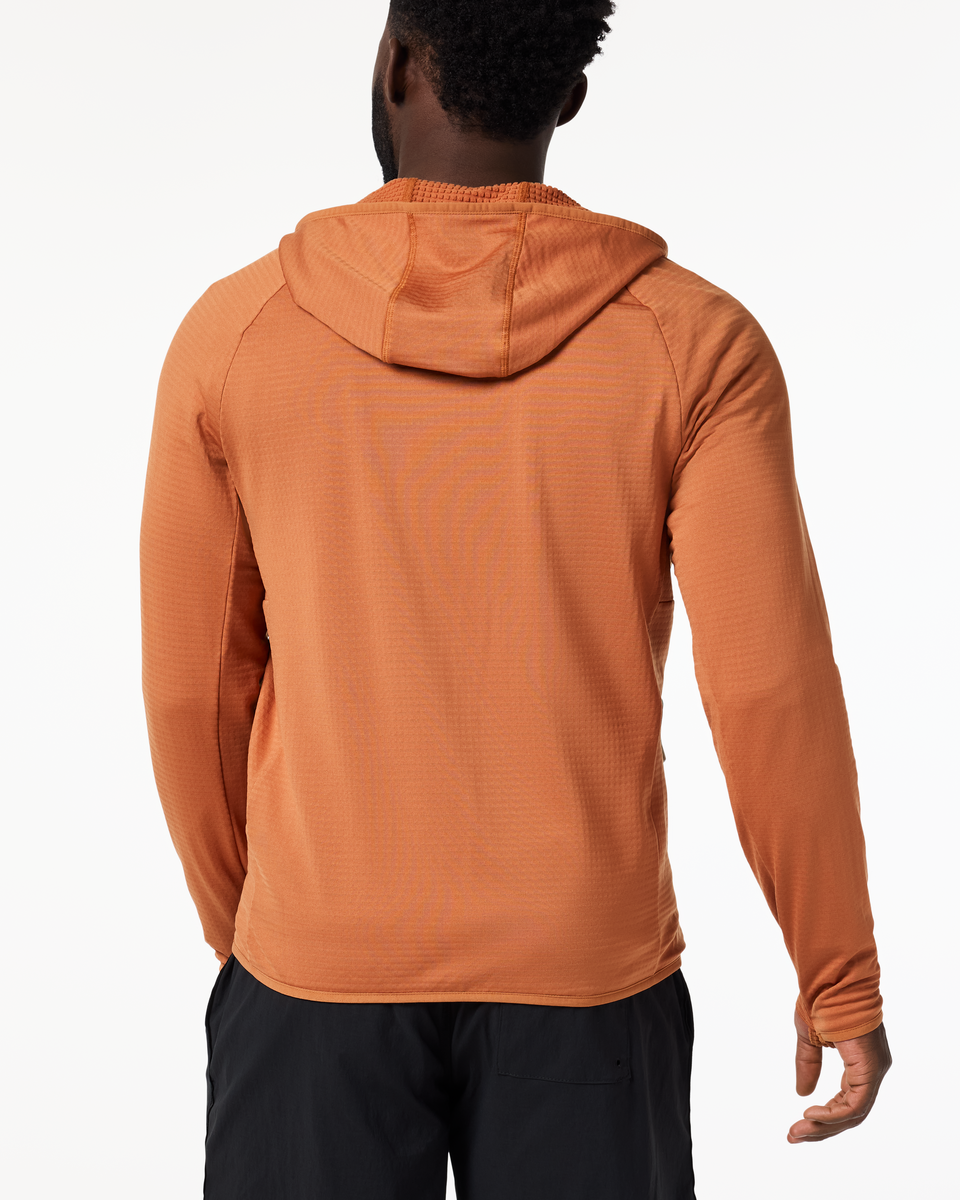 Otero Fleece Full-Zip Hooded Jacket - Men's - Whiskey - US 2443