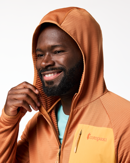 Otero Fleece Full-Zip Hooded Jacket - Men's - Whiskey - US 2443