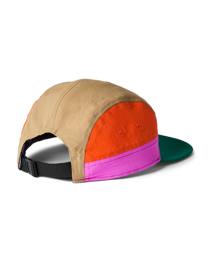 Cotopaxi X FP Movement Tech 5-Panel Hat - Powder Pink/Green Glow - US 2676
