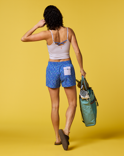 Brinco 3" Short - Print - Women's - Splash Azure - US 7839