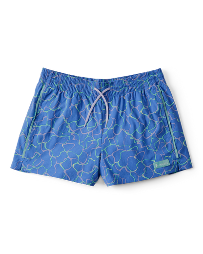 Brinco 3" Short - Print - Women's - Splash Azure - US 7839