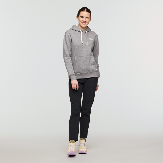 Llama Patch Pullover Hoodie - Women's - Heather Grey - US 9463