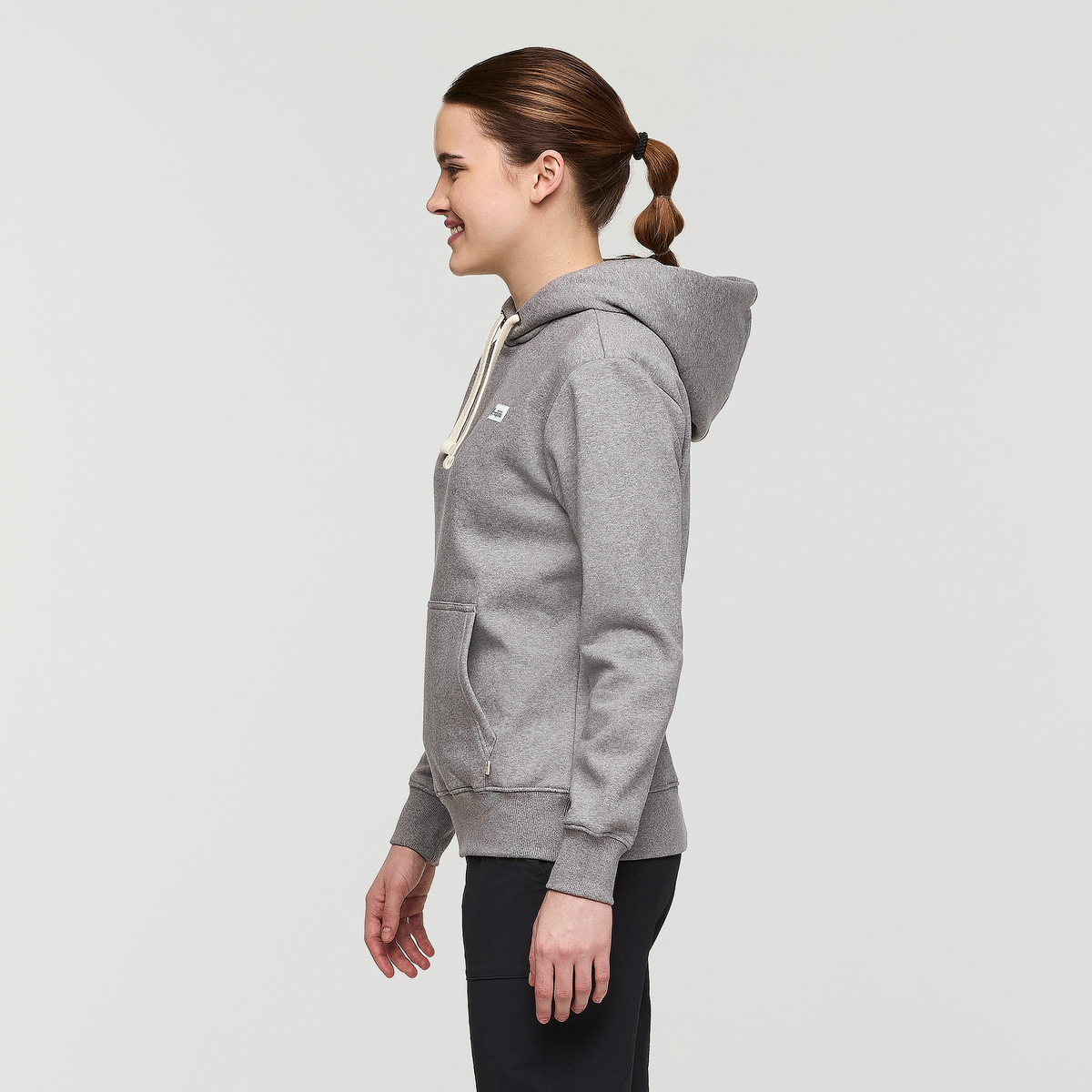 Llama Patch Pullover Hoodie - Women's - Heather Grey - US 9463