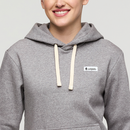 Llama Patch Pullover Hoodie - Women's - Heather Grey - US 9463