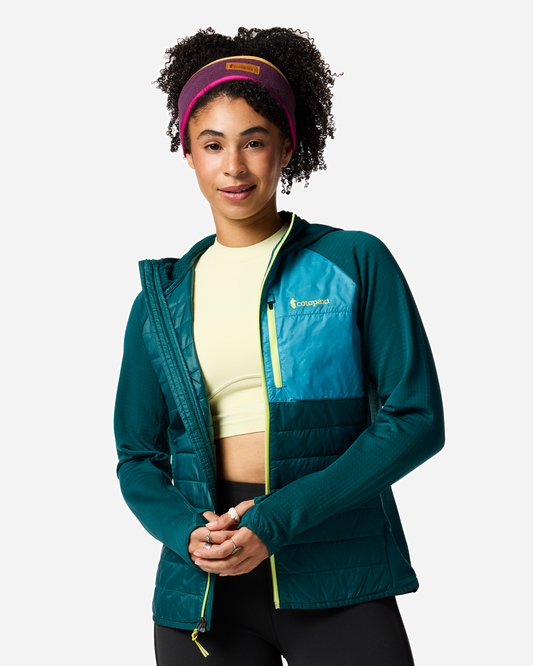 Acodo Hybrid Hooded Jacket - Women's - Deep Ocean - US 1854