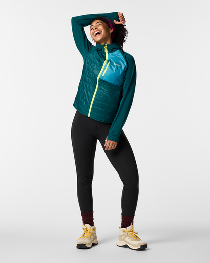 Acodo Hybrid Hooded Jacket - Women's - Deep Ocean - US 1854