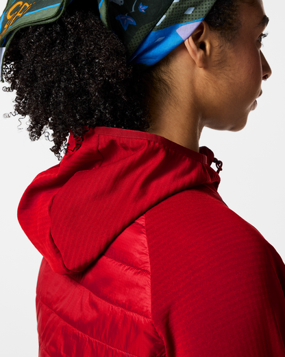 Acodo Hybrid Hooded Jacket - Women's - Spicy - US 5477
