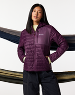 Acodo Insulated Hooded Jacket - Women's - Acai - US 9916