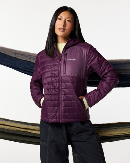 Acodo Insulated Hooded Jacket - Women's - Acai - US 9916