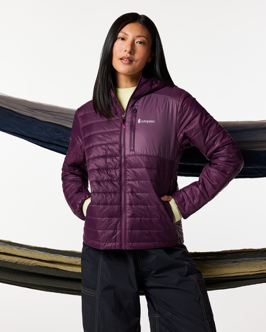 Acodo Insulated Hooded Jacket - Women's - Acai - US 9916