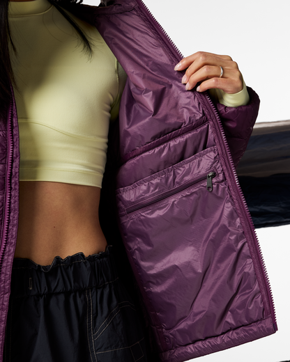 Acodo Insulated Hooded Jacket - Women's - Acai - US 9916