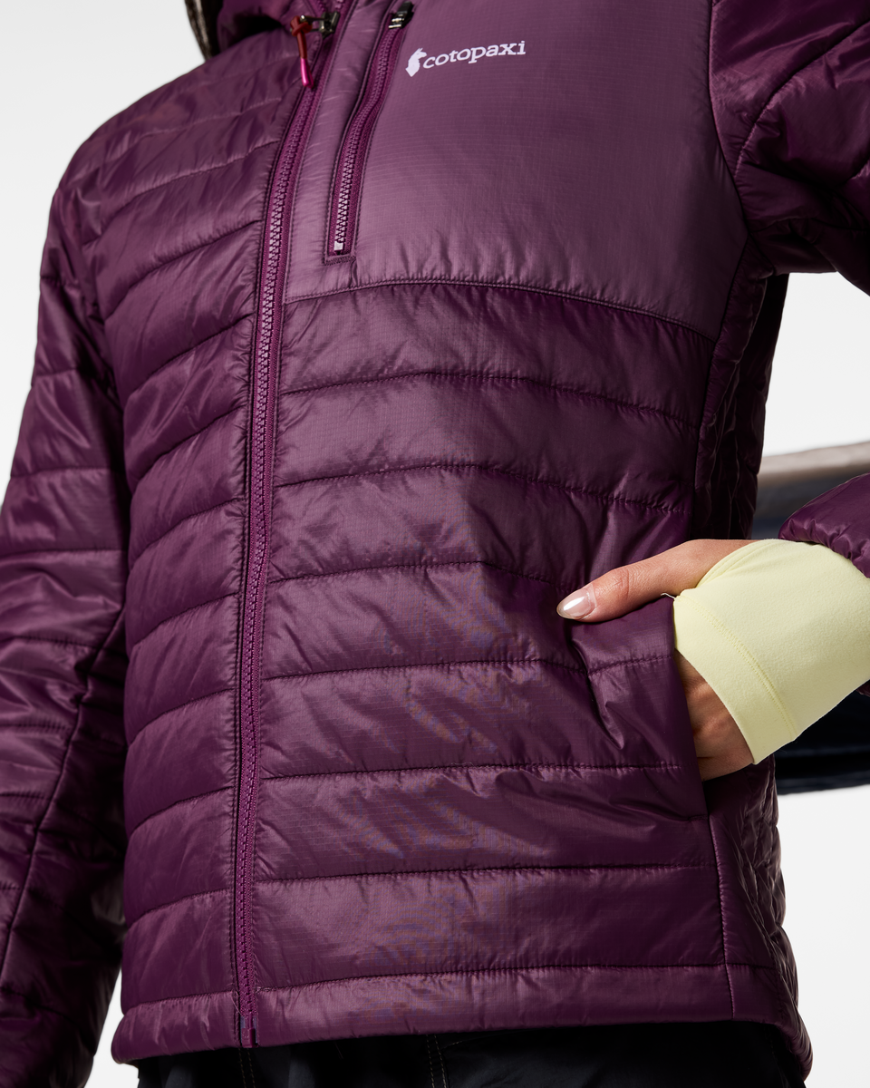 Acodo Insulated Hooded Jacket - Women's - Acai - US 9916