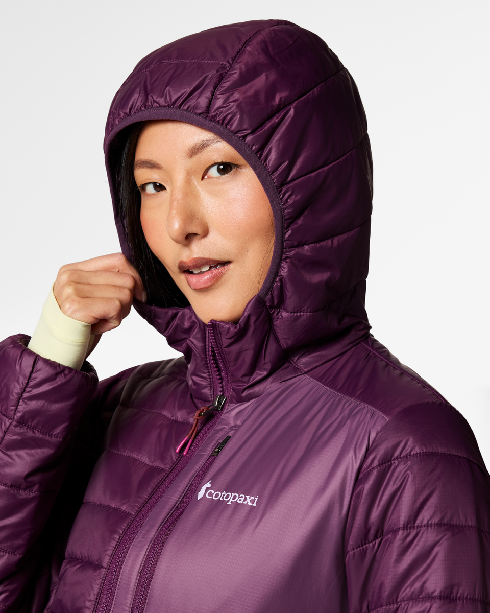 Acodo Insulated Hooded Jacket - Women's - Acai - US 9916