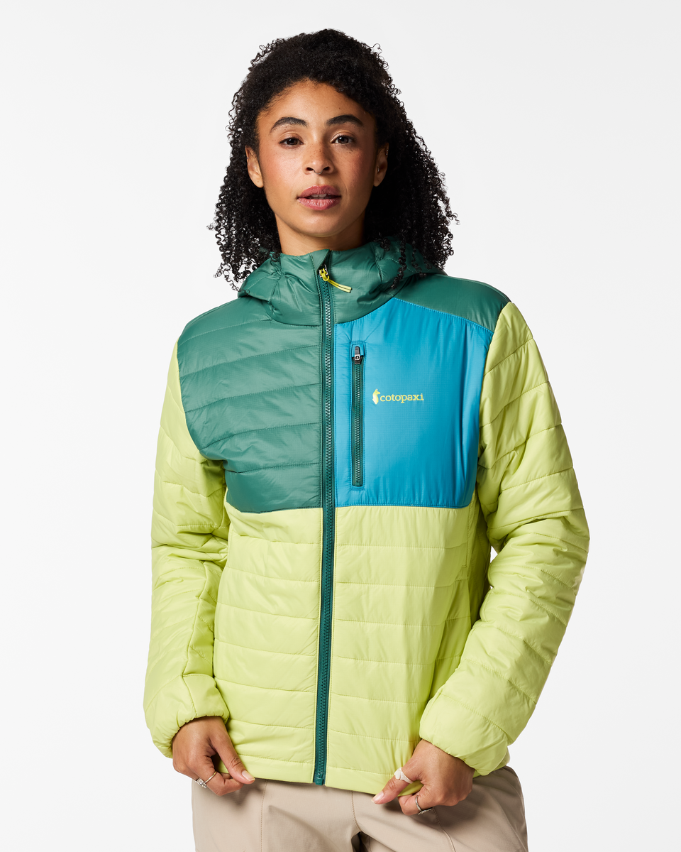Acodo Insulated Hooded Jacket - Women's - Juniper/Firefly - US 4275