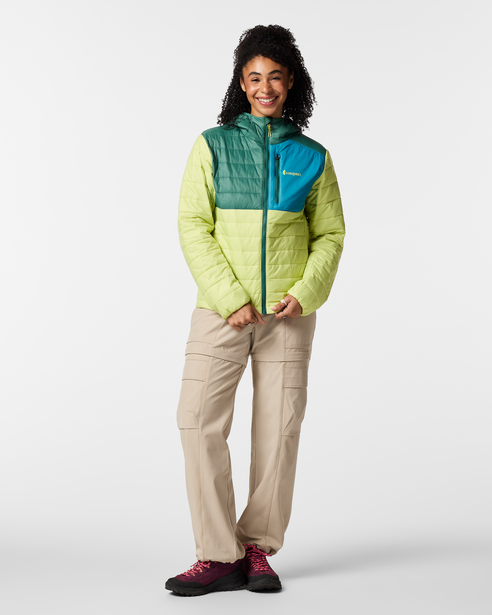 Acodo Insulated Hooded Jacket - Women's - Juniper/Firefly - US 4275