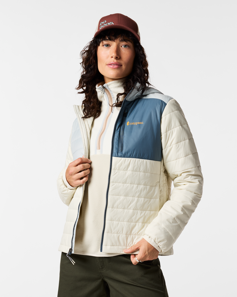 Acodo Insulated Hooded Jacket - Women's - Vapor/Chalk - US 4162