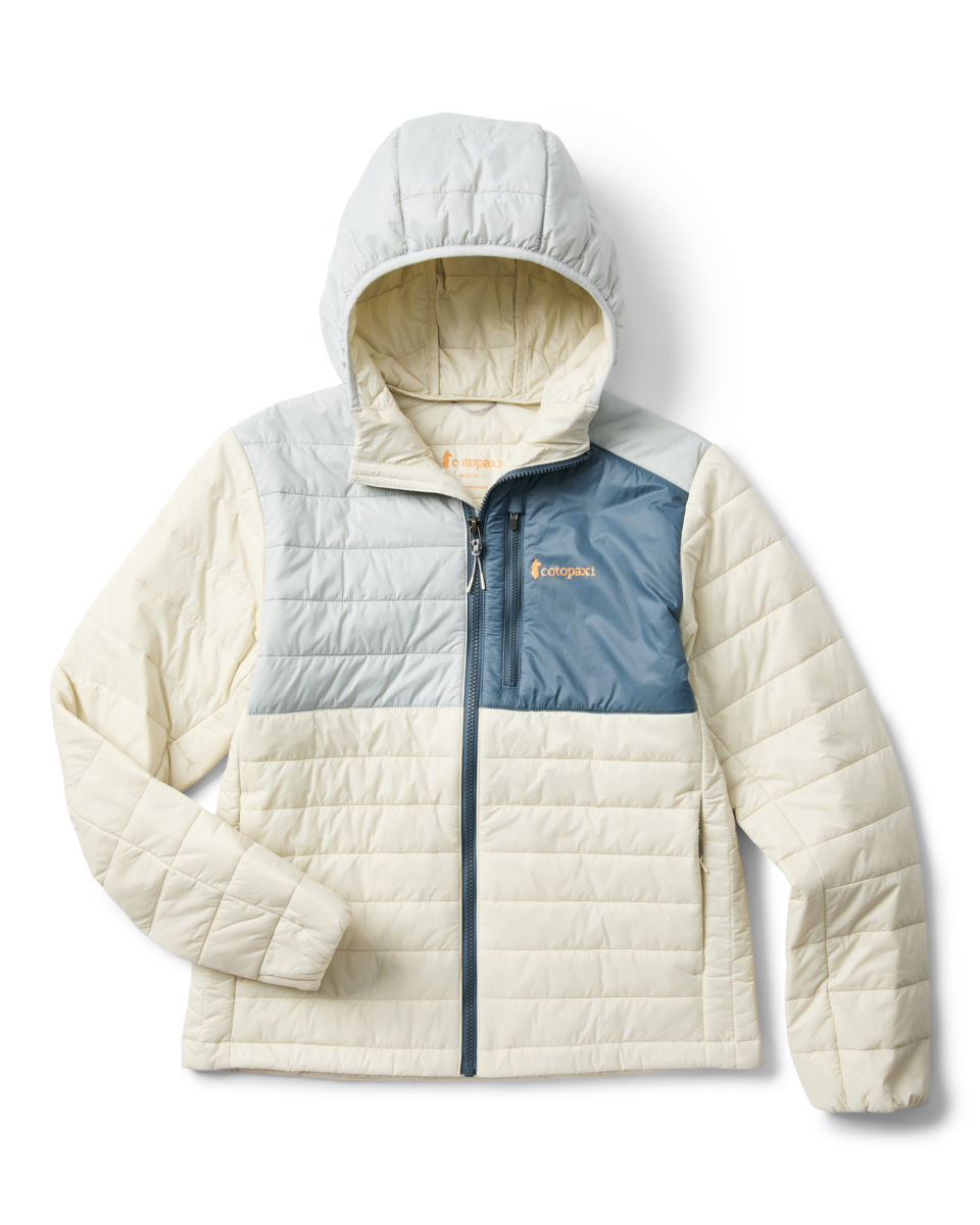 Acodo Insulated Hooded Jacket - Women's - Vapor/Chalk - US 4162