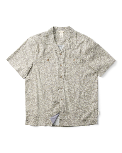 Afuera Button Up Shirt - Print - Men's - Cenotes Mineral - US 1182