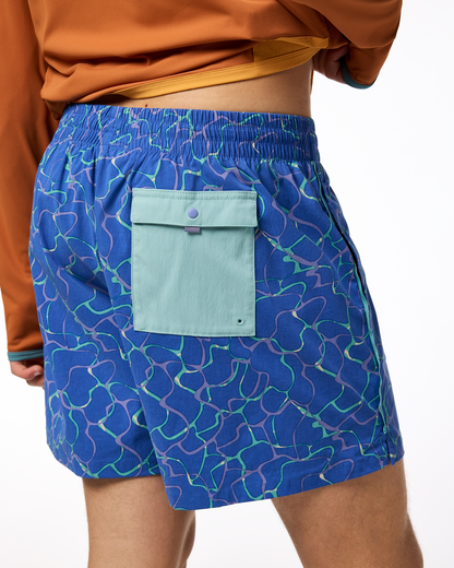 Brinco 5" Short - Print - Men's - Splash Azure - US 4685